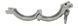 Хомут кламп AISI 304 DN 32 / 34 мм CLAMP