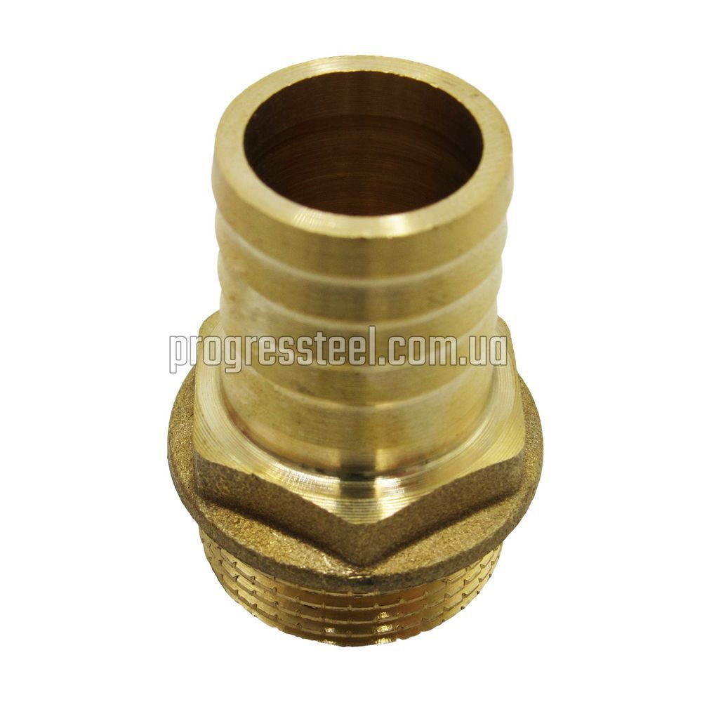 Штуцер шланговий латунний зовнішня Ду 20х18