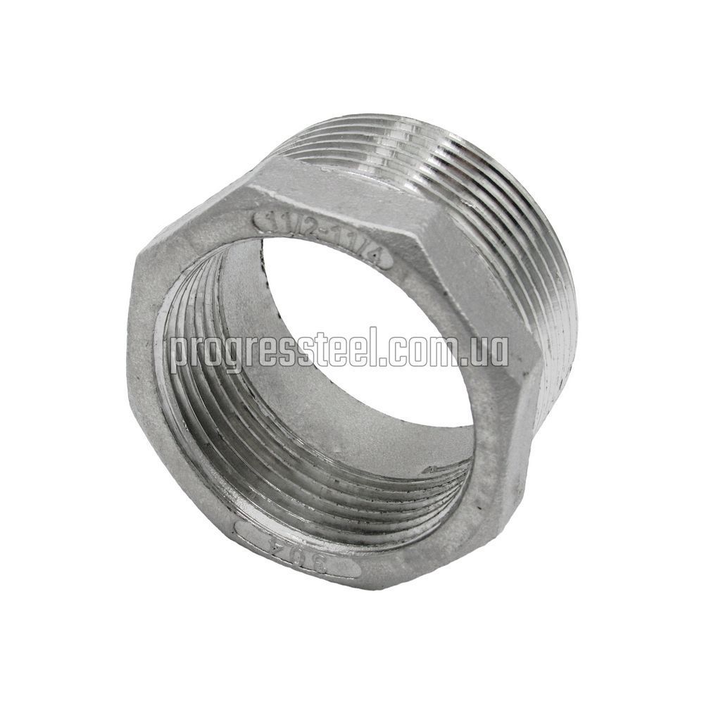 Футорка нержавеющая Ду 25х15 1"x1/2" AISI 316