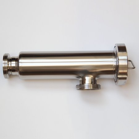Фильтр трубный прямоугловой Р-Р AISI 304 Ду 65 (70) сито 0,2 мм