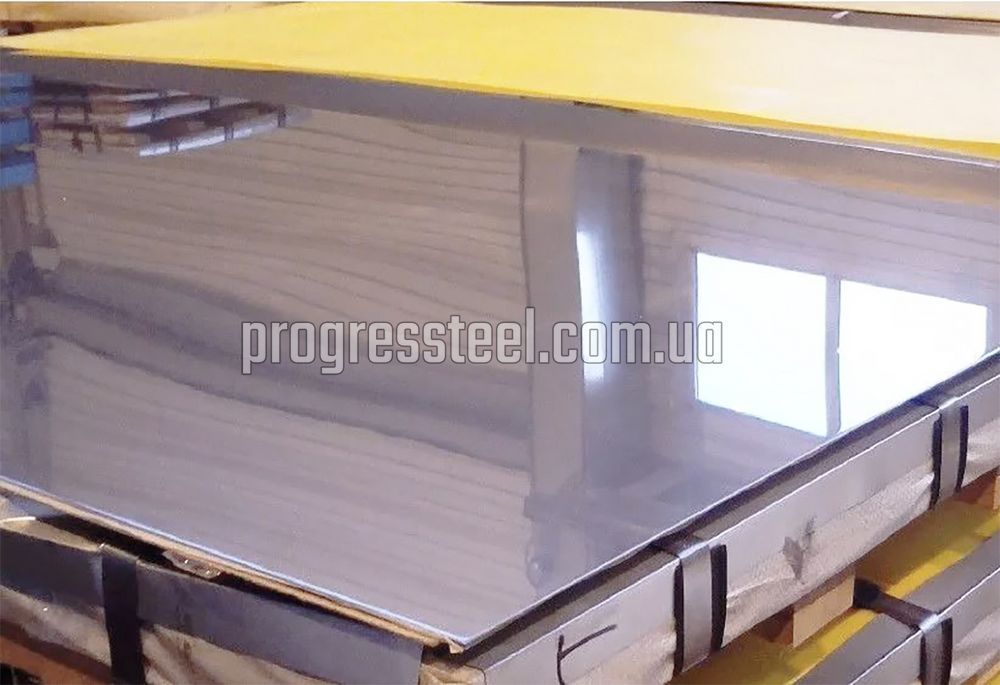 Лист нержавіючий AISI 304 1,5х1250х2500 дзеркальний